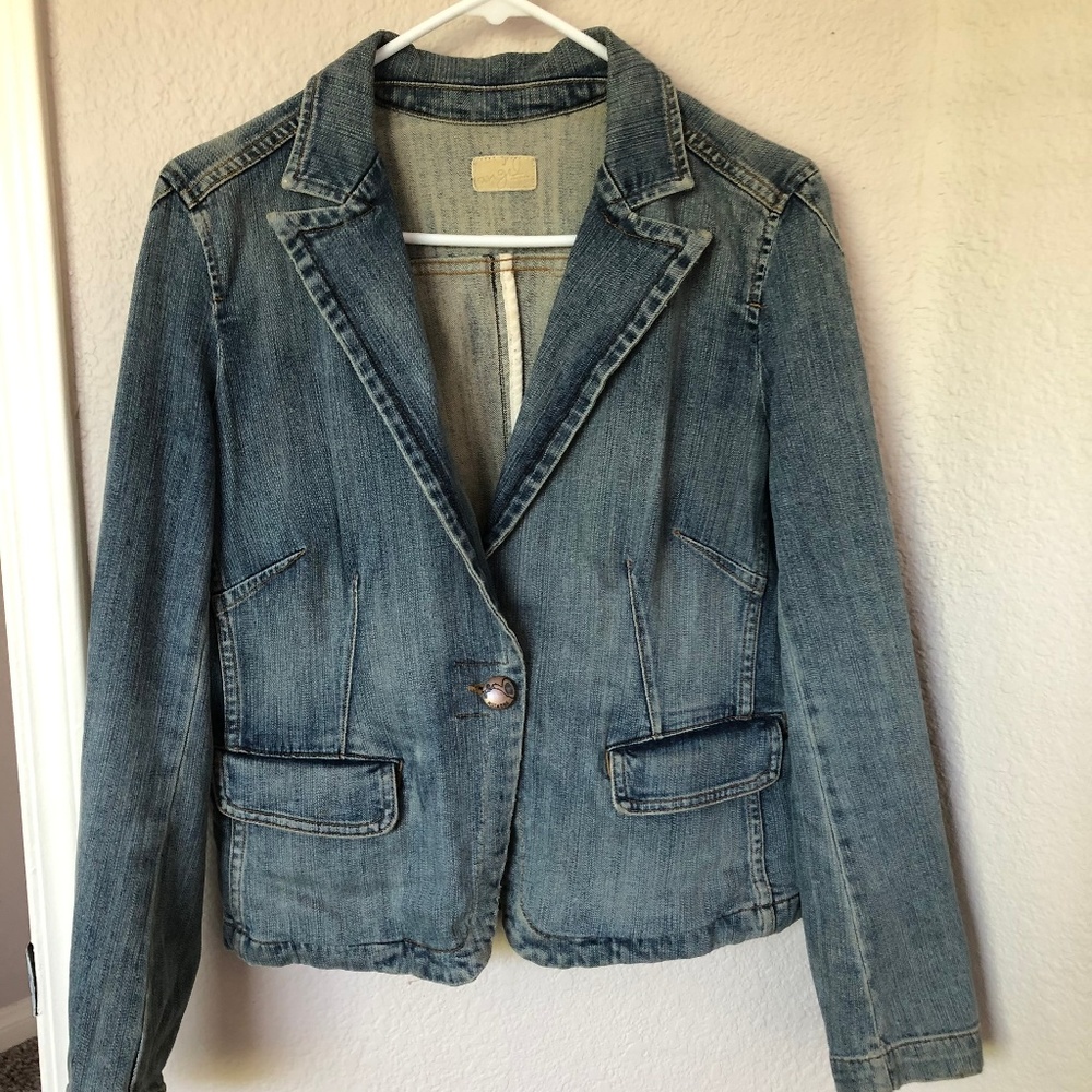Angel Premium Y2K Jean Blazer